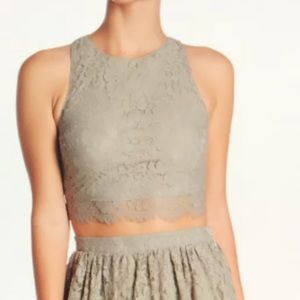 Show me your mumu || ELIZABETH CROP Lace Top